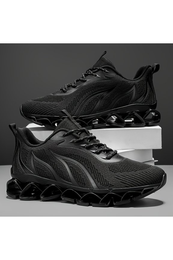 Men'S Casual Sports Shoes | Thick-soled, Lightweight, Shock-absorbing, Slip-resistant, Wear-resistant, Low-top with Laces, Breathable Mesh, Round Toe, Comfortable and Stylish, Versatile for Outdoor U