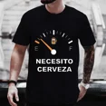 thumbnail image 1 of Men'S Casual T-Shirt NECESITO CERVEZA Funny Men Tshirts Short Sleeve Tee Top Clothes For Summer Drinking Beer T Shirt Tops Gifts, 1 of 4
