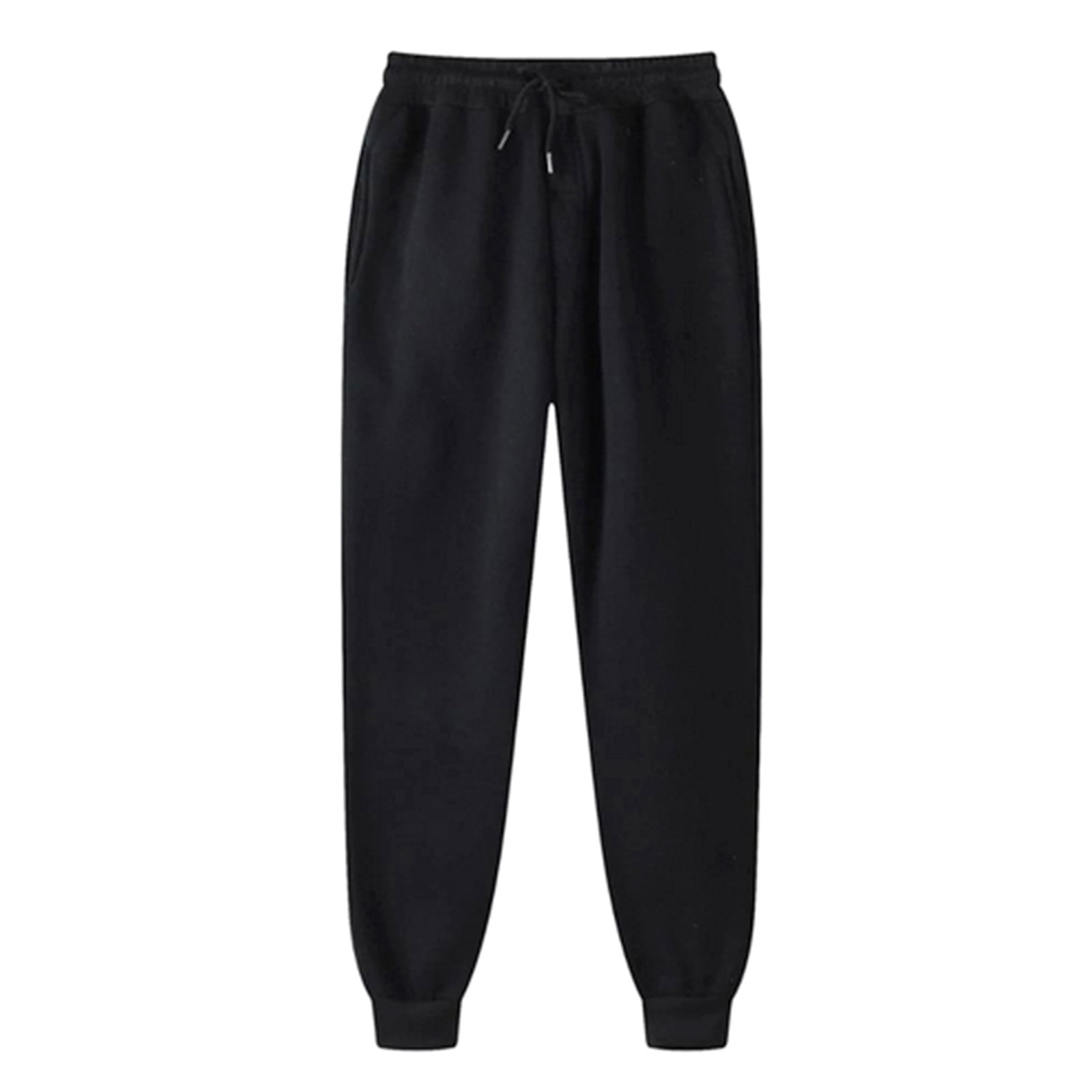 Straight-leg Organic Cotton Velvet Pants Black Selected - Men | Place des  Tendances