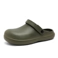 thumbnail image 1 of Men'S Cloud Cushion 2-In-1 Clogs, Soft Sole Non-Slip Closed Toe Slides, Medical Work Shoes, 1 of 3