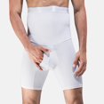 thumbnail image 1 of Men'S Compression High Waist Boxer Shorts Tummy Slim Body Shaper Fitness Girdle Pants, 1 of 6