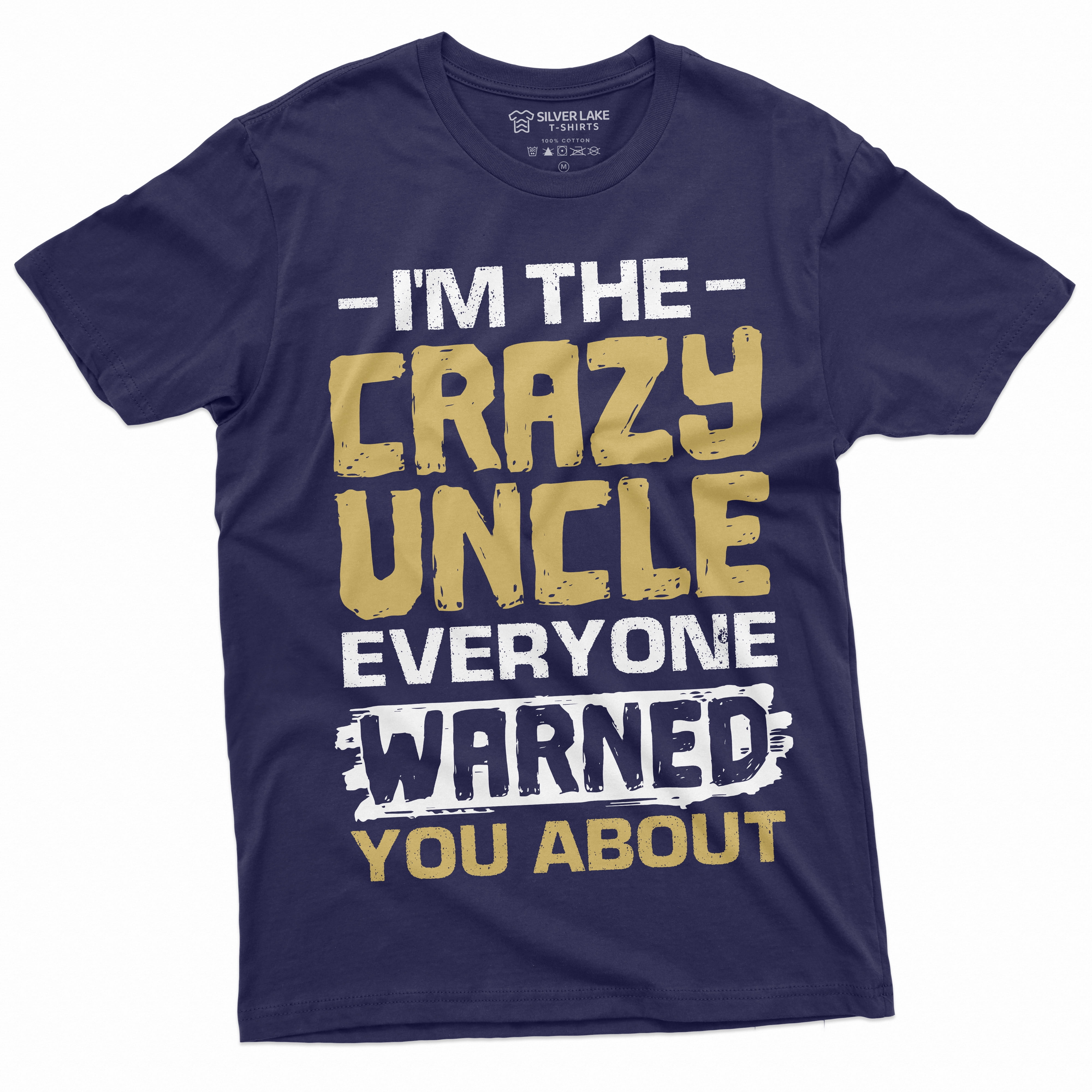 Men'S Crazy Uncle Funny Tee Shirt Gif For Birthday Tee Humor Tee Shirt ...