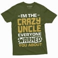 thumbnail image 1 of Men'S Crazy Uncle Funny Tee Shirt Gif For Birthday Tee Humor Tee Shirt (Small Military Green), 1 of 6