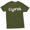 thumbnail image 1 of Men'S Cyprus T-Shirt Nation Flag Coat Of Arms Republic Of Cyprus Tee Shirt (4X-Large Military Green), 1 of 6
