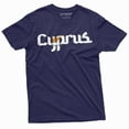 thumbnail image 1 of Men'S Cyprus T-Shirt Nation Flag Coat Of Arms Republic Of Cyprus Tee Shirt (4X-Large Navy Blue), 1 of 5