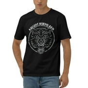 Men'S Drowning Alternative Metals Pool Novel Printed Fashion T-Shirt Black,S,black