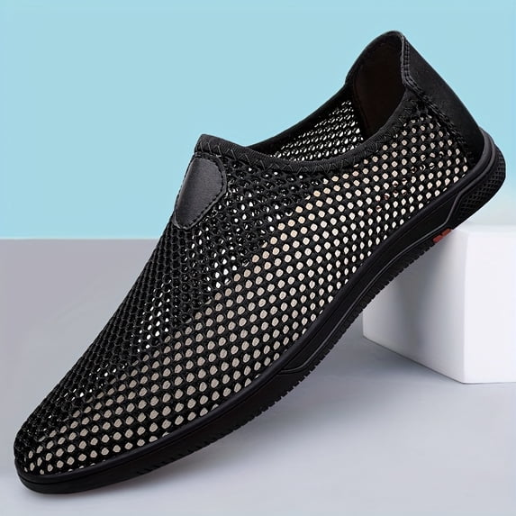 Men'S Easy Mesh Loafers | Available in Three Colors, Breathable Fabric Upper, Slip-On Closure, Rubber Sole, Ideal for Summer Comfort
