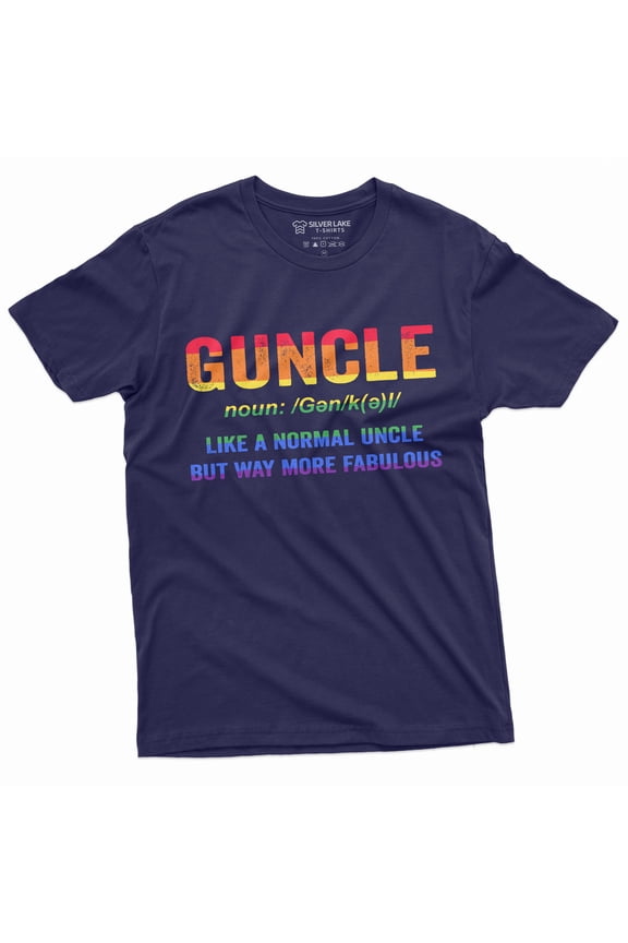 Men'S Fabulous Gay Uncle Funny Tee Shirt Lgbtq Guncle Tee For Him