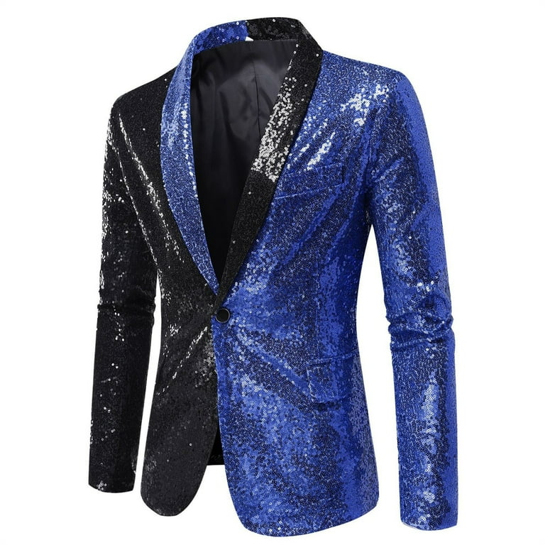 Men S Fashion Trend Comfortable Color Paired Party Suit Coat Top Mens Classic Rain Jacket Mens Prom Suits Men 3 Piece Suit Two Piece Suit Men Haptic Suit 48l Suits The Lapel Project