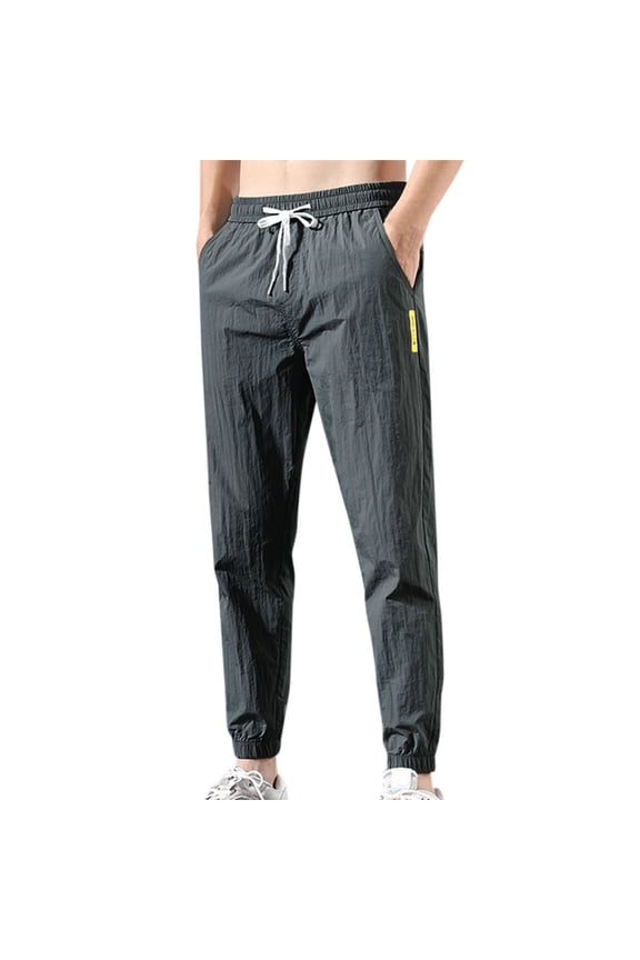 Men'S Fashionable Plus Size Loose Tracksuit With Tied Feet Pants Trousers Casual Pants