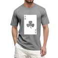 thumbnail image 1 of Men'S Fashionable T-Shirt, Street Casual Short Sleeved Clothing Gray C XL, 1 of 5
