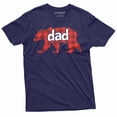 thumbnail image 1 of Men'S Father Dad T-Shirt | Bear With Pijama Stripe Papa Tee Shirt | Father'S Day Christmas Gift (XX-Large Navy Blue), 1 of 5