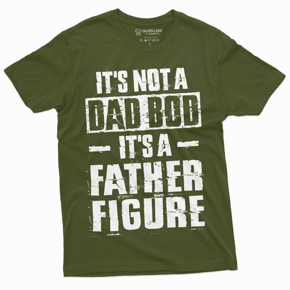Men'S Father'S Day Dad Bod T-Shirt Gift For Dad Daddy Funny Graphic Shirts For Men Birthday Gift Ideas (3X-Large Military Green)