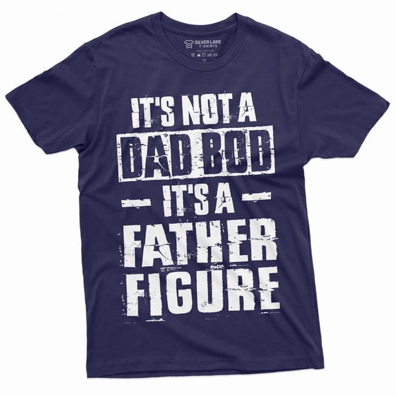 Men'S Father'S Day Dad Bod T-Shirt Gift For Dad Daddy Funny Graphic Shirts For Men Birthday Gift Ideas (Medium Navy Blue)