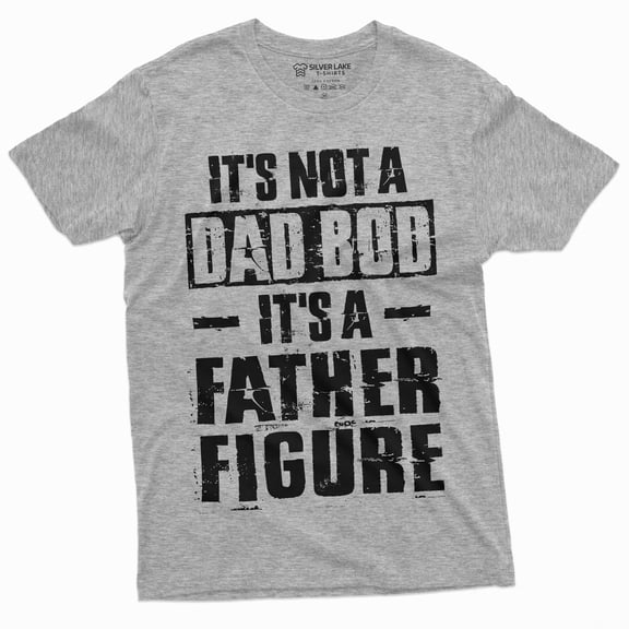 Men'S Father'S Day Dad Bod T-Shirt Gift For Dad Daddy Funny Graphic Shirts For Men Birthday Gift Ideas (X-Large Grey)
