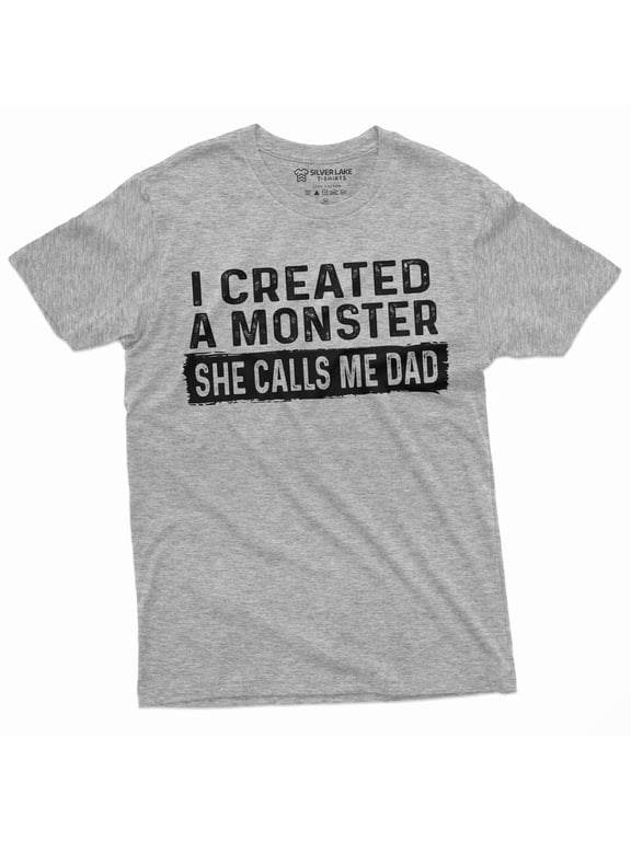 Men'S Father'S Day Gift T-Shirt From Daughter Funny Dad Gift Tees Daughter And Daddy Tee Shirt For Him (3X-Large Grey)
