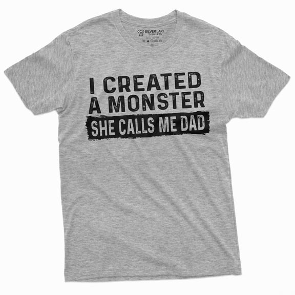 Men'S Father'S Day Gift T-Shirt From Daughter Funny Dad Gift Tees Daughter And Daddy Tee Shirt For Him (4X-Large Grey)