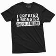 thumbnail image 1 of Men'S Father'S Day Gift T-Shirt From Daughter Funny Dad Gift Tees Daughter And Daddy Tee Shirt For Him (5X-Large Black), 1 of 5