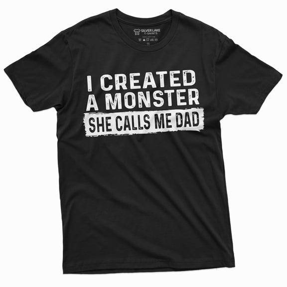 Men'S Father'S Day Gift T-Shirt From Daughter Funny Dad Gift Tees Daughter And Daddy Tee Shirt For Him (5X-Large Black)
