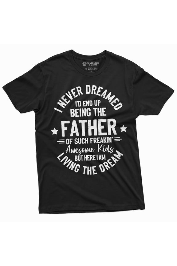 Men'S Father'S Day Humor Shirt Gift For Husband Papa Daddy Shirt Gift From Kids Daughter Son T-Shirt (X-Large Black)