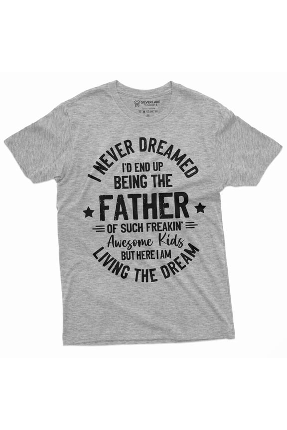 Men'S Father'S Day Humor Shirt Gift For Husband Papa Daddy Shirt Gift From Kids Daughter Son T-Shirt (X-Large Grey)