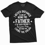 SILVER LAKE T-SHIRTS Men'S Father'S Day Humor Shirt Gift For Husband Papa Daddy Shirt Gift From Kids Daughter Son T-Shirt