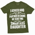 thumbnail image 1 of Men'S Father'S Day Partner In Crime Smart Daughter T-Shirt | Birthday Gift For Dad Daddy Tee Shirt (Large Military Green), 1 of 6