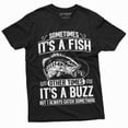 thumbnail image 1 of Men'S Fishing Humor Tee | Fish Buzz Graphic T-Shirt | Fishing Dad Tee, 1 of 5