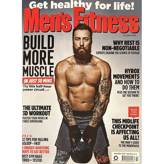 MenS Fitness UK Magazine March 2026