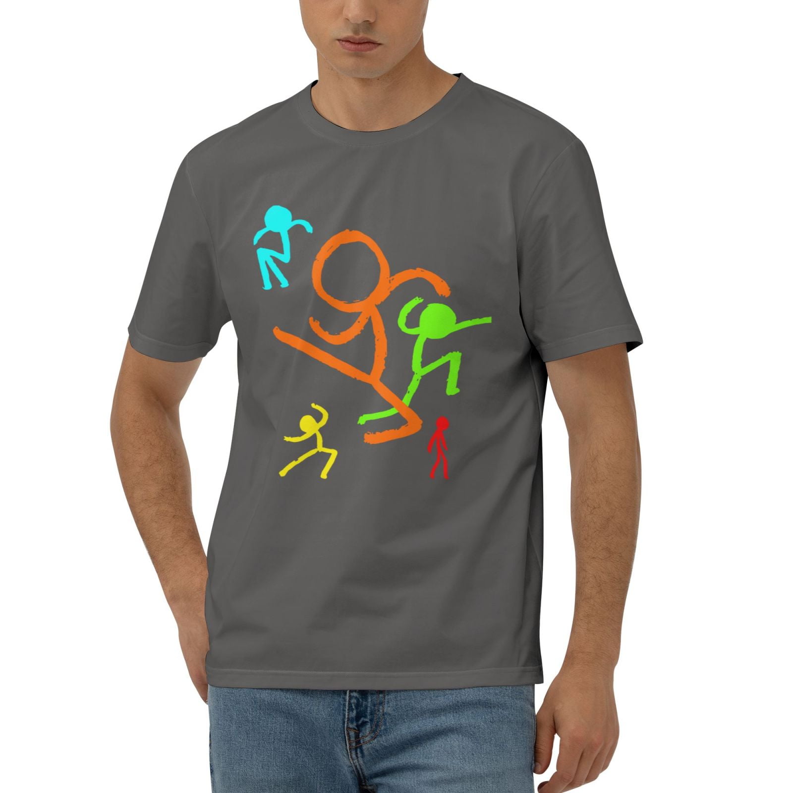  Five Stick Figures Alan Becker Youth T-Shirt Fashion