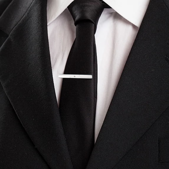 Men'S Formal Fashion Tie Pin Bar, Alloy Metal Tie Clip for Necktie, Business Wedding Accessory, Pinch Clasp Design, Gift for Men Husband, 3 Tie Clip