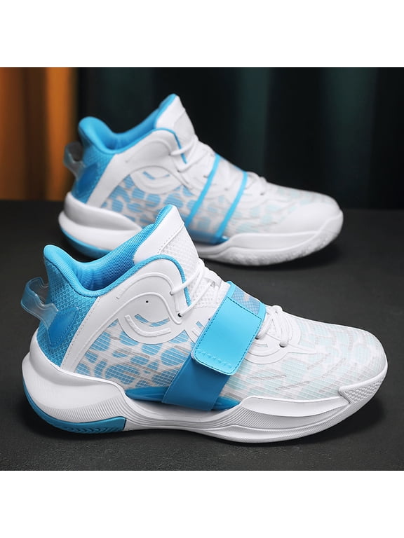 Men'S Friction Sound Blade 2Nd Gen Basketball Sneakers | Suitable for Cement Courts, Features Shock Absorption And Rebound, Light Blue And Purple Gradient, Thick Sole for Stability And Anti-Slip
