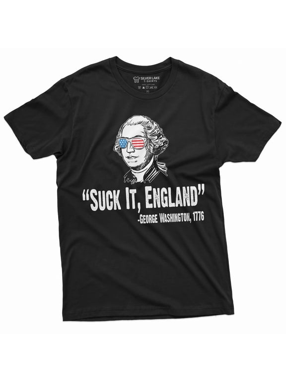 Men'S Funny 4Th Of July Tee Shirt Humor Fourth Independence Day George Washington 1776 Quote T-Shirt