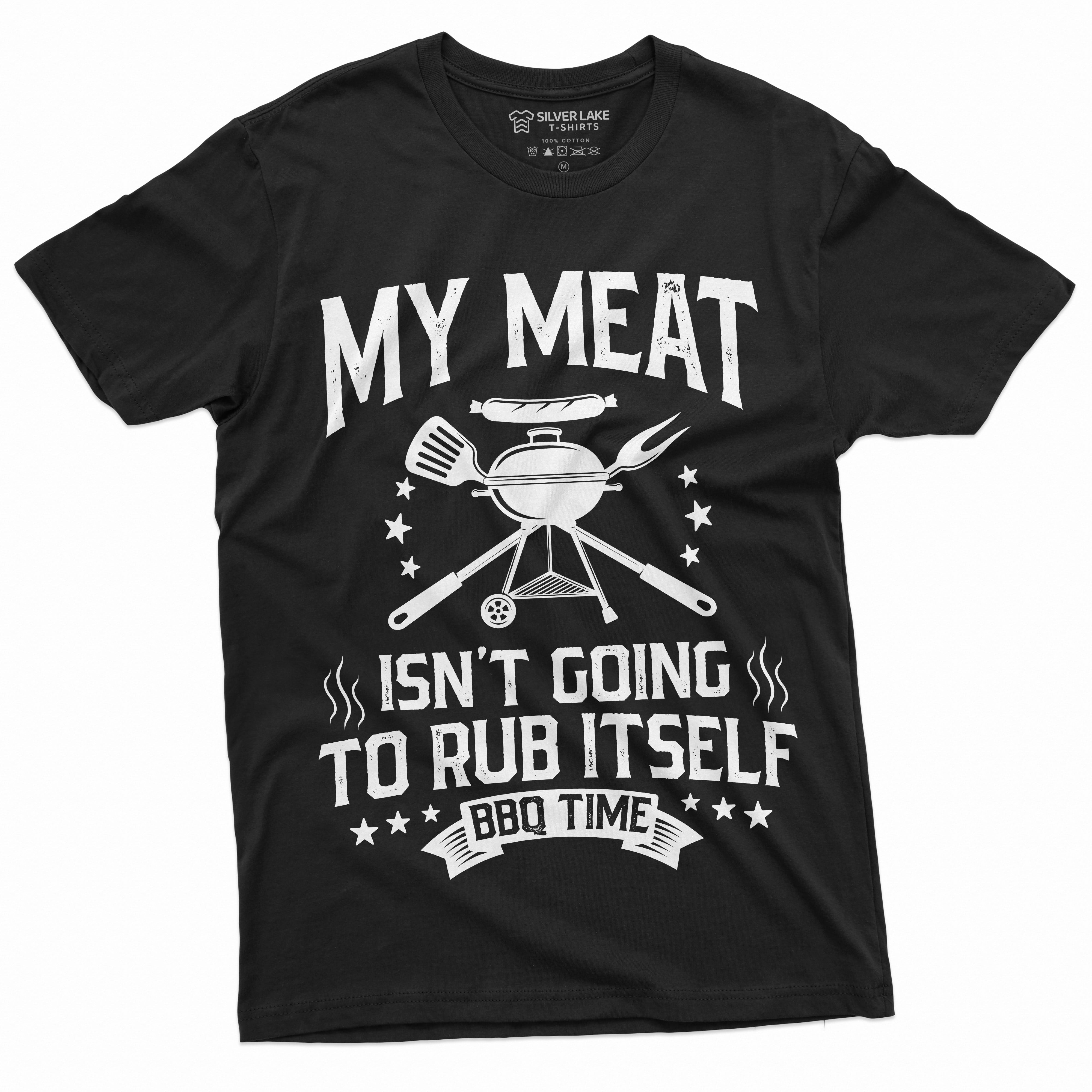 Men S Funny Bbq My Meat Is Not Going To Rub Itself Tee Shirt Double men-s-funny-bbq-my-meat-is-not-going-to-rub-itself-tee-shirt-double
