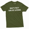 thumbnail image 1 of Men'S Funny I Was Not Listening T-Shirt Sarcasm Humor Birthday Christmas Gift Tee (Small Military Green), 1 of 6