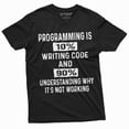 thumbnail image 1 of Men'S Funny Programmer T-Shirt Programming Code Coding Software Developer Tee Shirt (5X-Large Black), 1 of 5