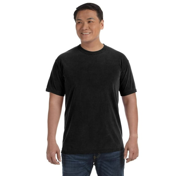 Comfort Colors - Garment-Dyed Heavyweight T-Shirt - 1717, Black, XL, Pack Of 3, Mens T-Shirts
