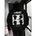 thumbnail image 1 of Men'S Gorillaz Graphic Hoodie - Black Pullover Sweatshirt with Adjustable Drawstring Hood, Streetwear for Concerts, Everyday - Machine Washable Polyester Hooded Sweatshirt, 1 of 6