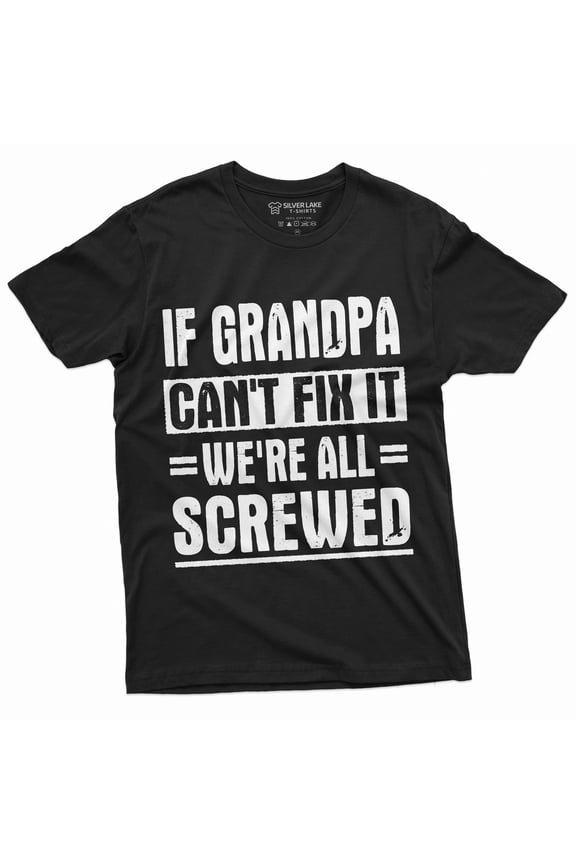 Men'S Grandpa Fix It Funny Shirt Gift For Grandfather Birthday Father'S Day Shirt