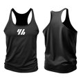 thumbnail image 1 of Men'S Gym Workout Tank Tops Stringer Muscle Cut Shirt Quick Dry Athletic Sleeveless T-Shirt Vest Black XL, 1 of 6