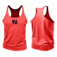 thumbnail image 1 of Men'S Gym Workout Tank Tops Stringer Muscle Cut Shirt Quick Dry Athletic Sleeveless T-Shirt Vest Red M, 1 of 6
