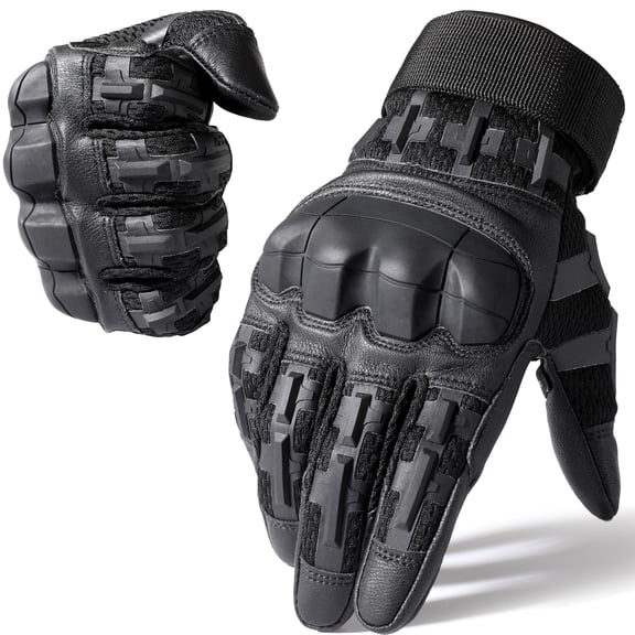 Men'S Hard Shell Protective Gloves, Touch Screen Tactical Gloves, Suitable for Outdoor Sports, Climbing, Hiking, Men And Women, Summer Winter