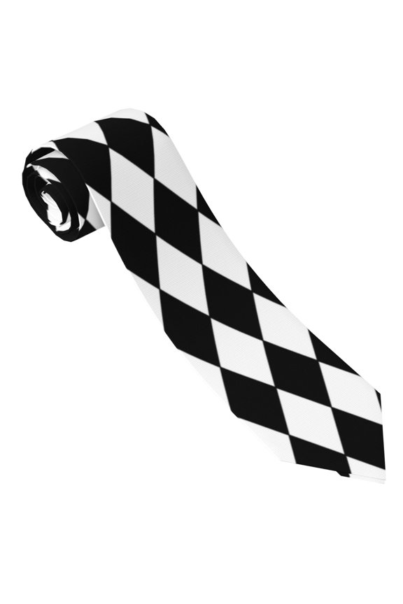 Men'S Harlequin Pattern Fashion Business Wedding Neckties Ties