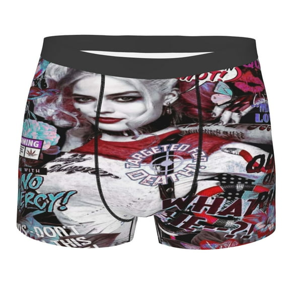 Men'S Harley Qu-in Boxer Briefs Novelty Underwear Boxer Shorts for Boyfriend Gift