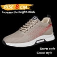 thumbnail image 1 of Men'S Height-Increasing Shoes Korean Style, Fashionable And Versatile, Breathable Mesh Trendy Footwear for Autumn, 3.15inch Lift Casual Sports Shoes,, 1 of 9
