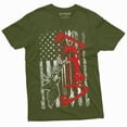 thumbnail image 1 of Men'S Hunting Crossbow T-Shirt Usa Flag Patriotic Deer Hunting Bow And Arrows Tee (X-Large Military Green), 1 of 6