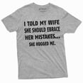 thumbnail image 1 of Men'S Husband Funny T-Shirt Anniversary Relationship Marriage Humorous Graphic Teeshirt (3X-Large Grey), 1 of 6