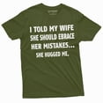 thumbnail image 1 of Men'S Husband Funny T-Shirt Anniversary Relationship Marriage Humorous Graphic Teeshirt (Medium Military Green), 1 of 6