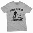 thumbnail image 1 of Men'S Ice Hockey T-Shirt Sports Funny Tee I Can Walk On Water Unisex Men Women Tshirt (XX-Large Grey), 1 of 6