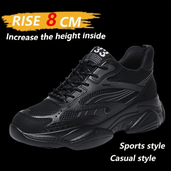 Men'S Invisible Height-Increasing Shoes, Casual Sports Shoes for Men, Breathable Design New Popular Style for 2025, Summer
